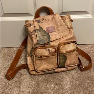 Vintage Map Backpack